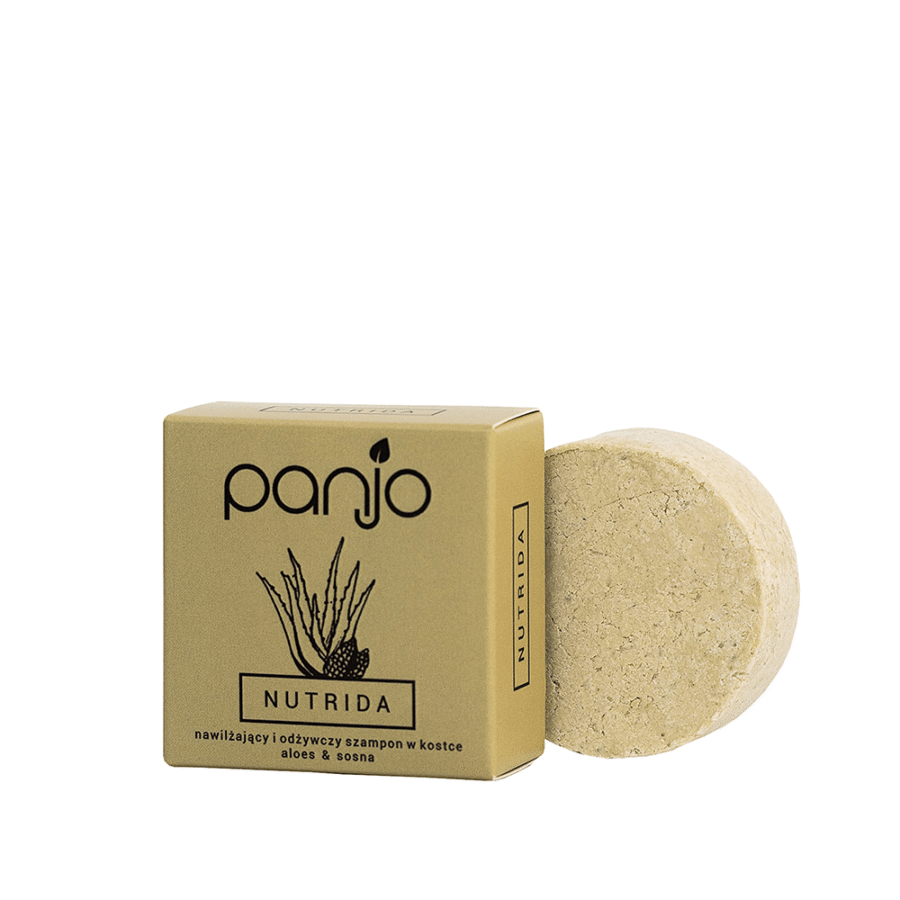 Aloesowy szampon do włosów w kostce NUTRIDA - Panjo - 75g