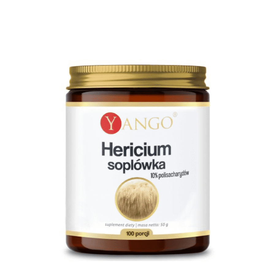 Hericium - Soplówka ekstrakt - polisacharydy 10% - Yango - 50 g