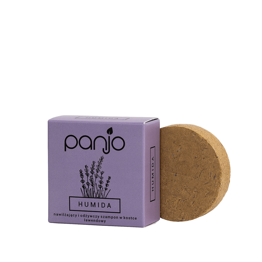 Lawendowy szampon do włosów w kostce HUMIDA - Panjo - 75g