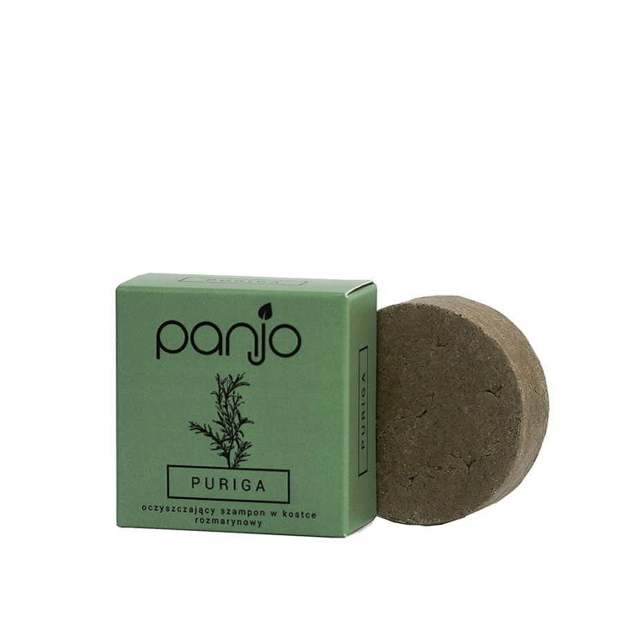 Rozmarynowy szampon do włosów w kostce PURIGA - Panjo - 75g