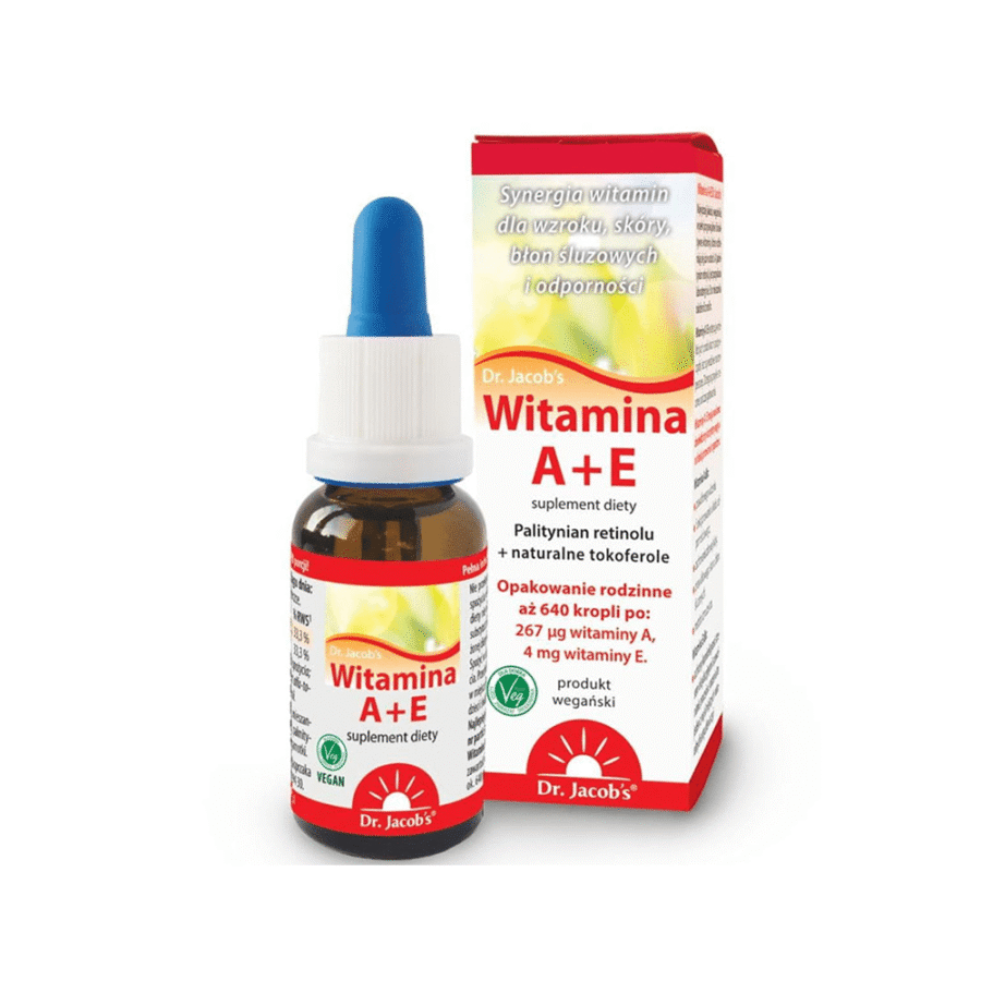 Witamina A+E - Dr. Jacob's - 20 ml
