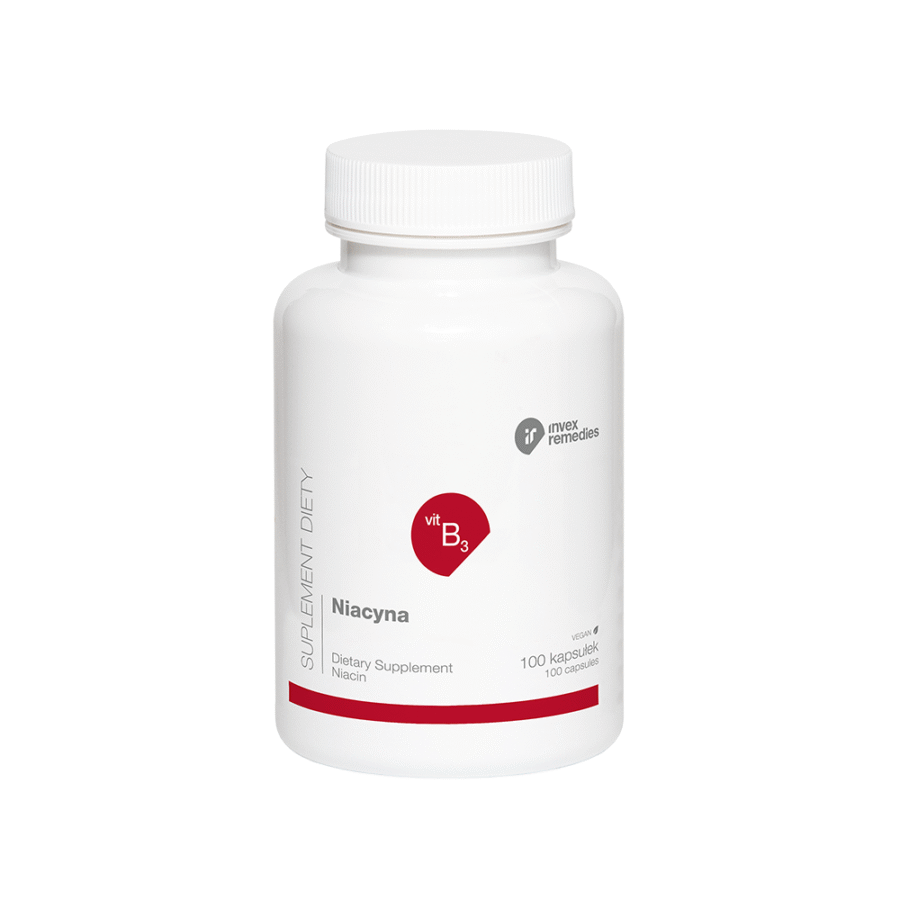Niacyna - Invex remedies - 100 kapsułek