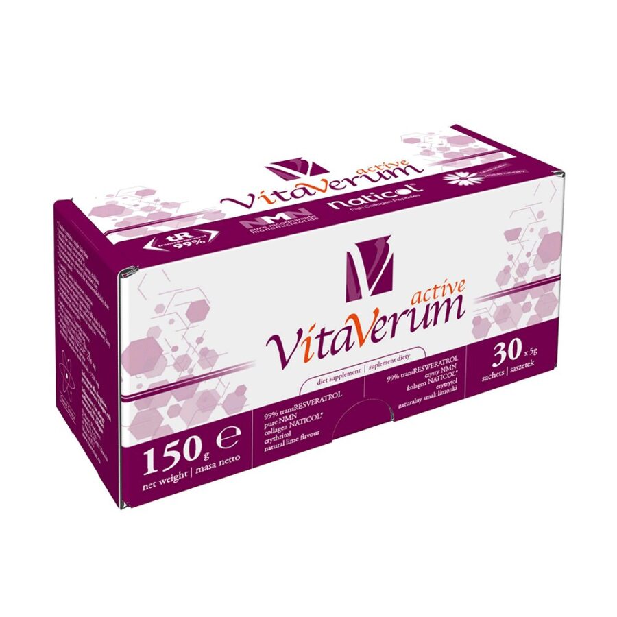 VitaVerum Active - kolagen z NMN - 30 saszetek