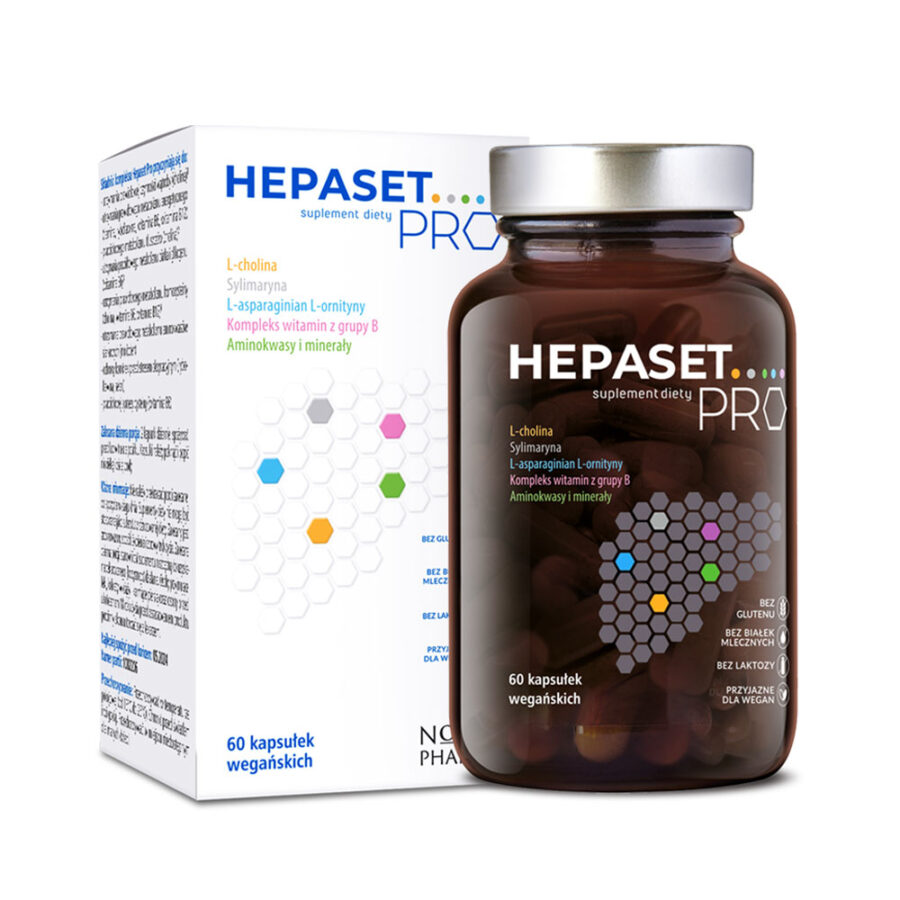 Hepaset PRO - Norsa Pharma - 60 kapsułek