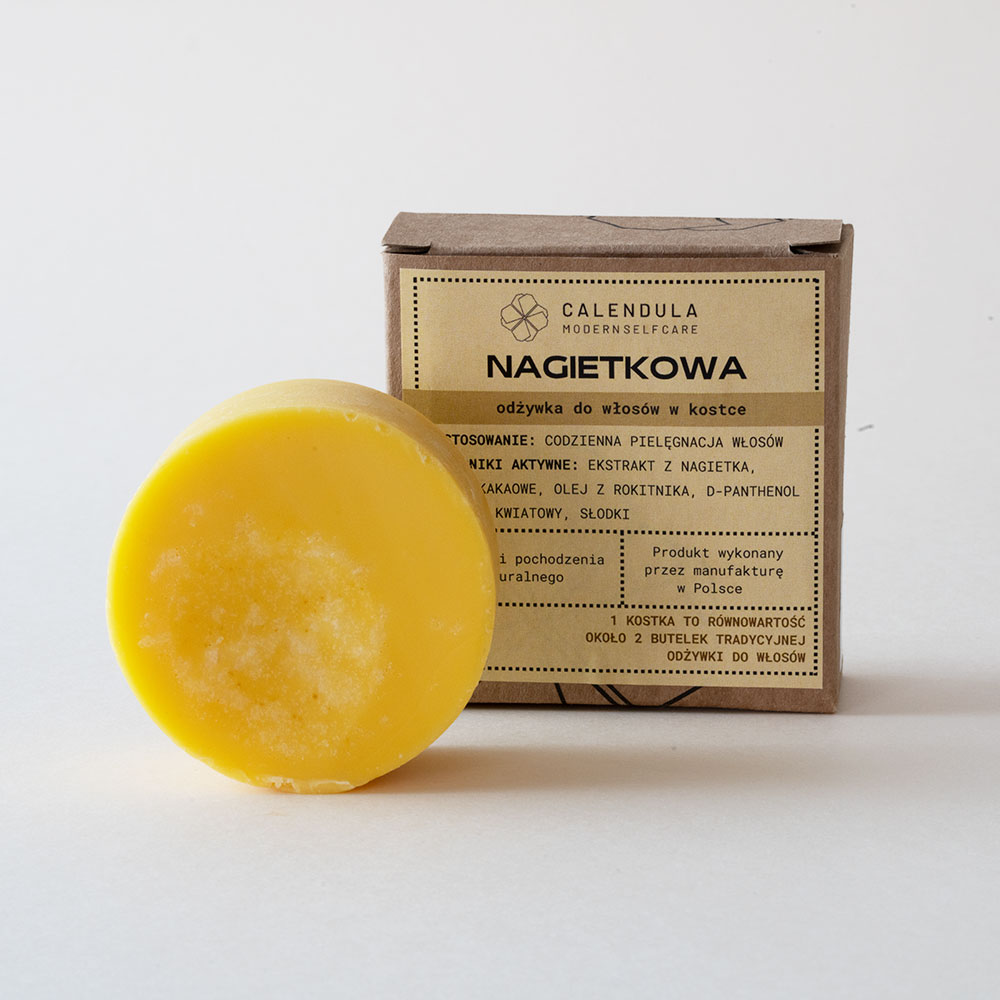 Odżywka w kostce NAGIETKOWA - Calendula - 60 g