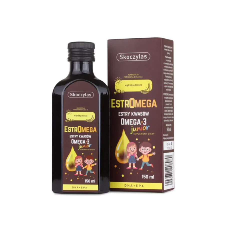Estromega rybie kwasy omega 3 junior - Skoczylas - 150 ml