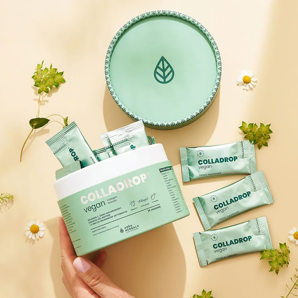 Colladrop Vegan - wegański kolagen 1000 mg - saszetki 30 szt.