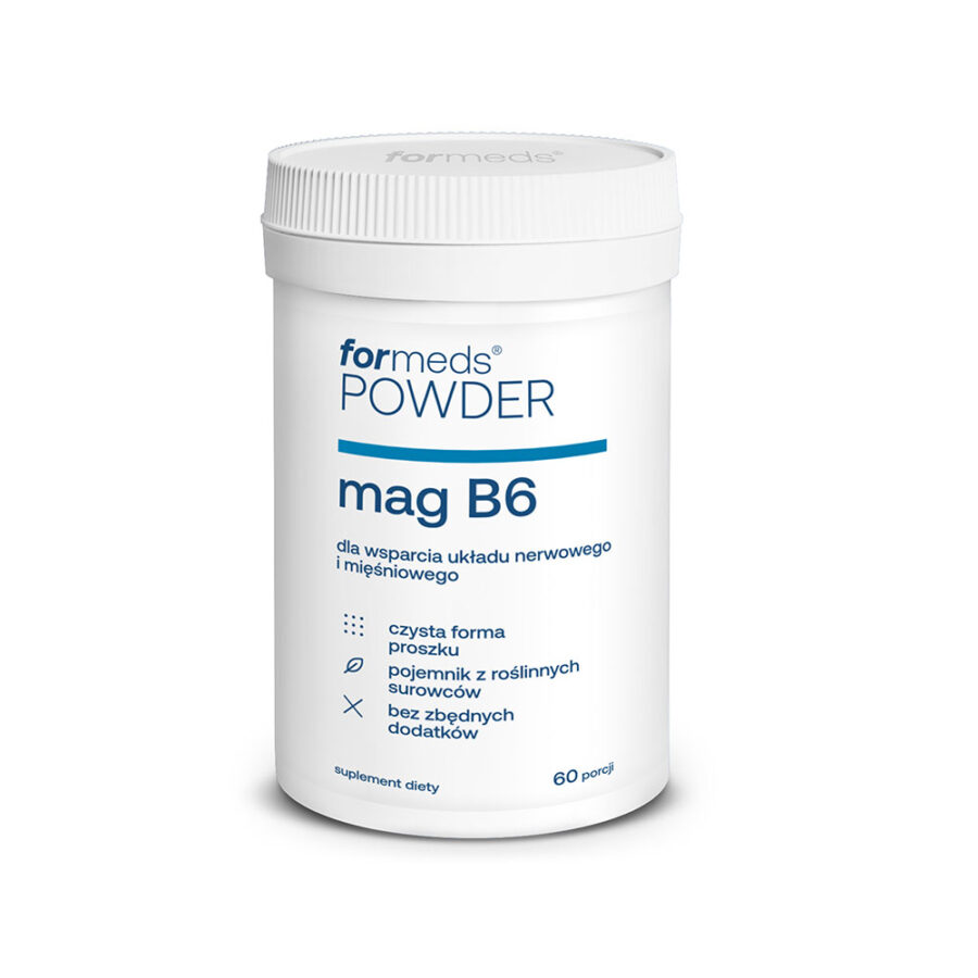 POWDER Mag B6 - cytrynian magnezu - ForMeds - 60 porcji