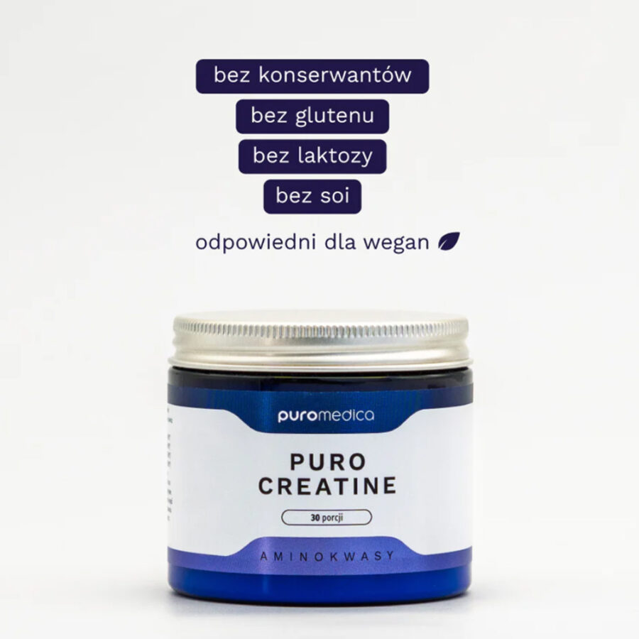 Puro Creatine - kreatyna w proszku Puromedica - 30 porcji