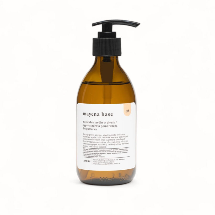 Naturalne mydło w płynie cyprys - Mayena hase - 300ml