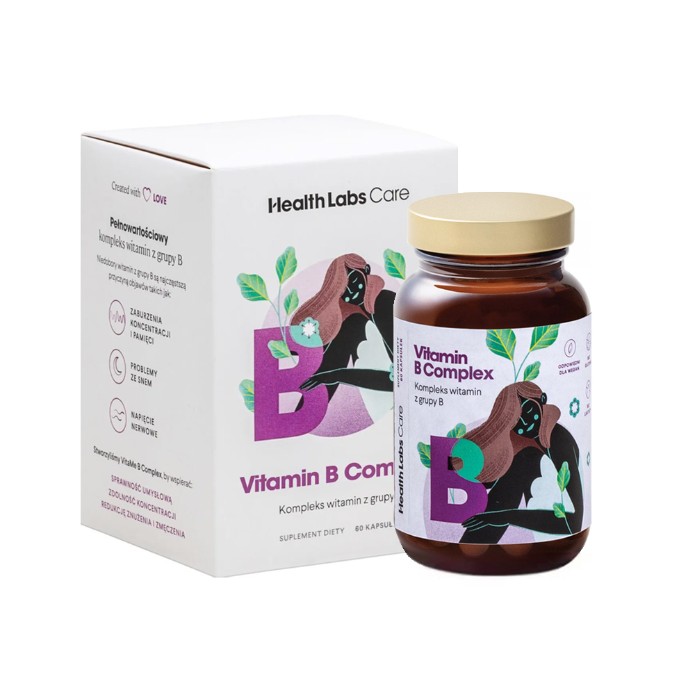 Vitamin B Complex - Health Labs Care - 60 kapsułek