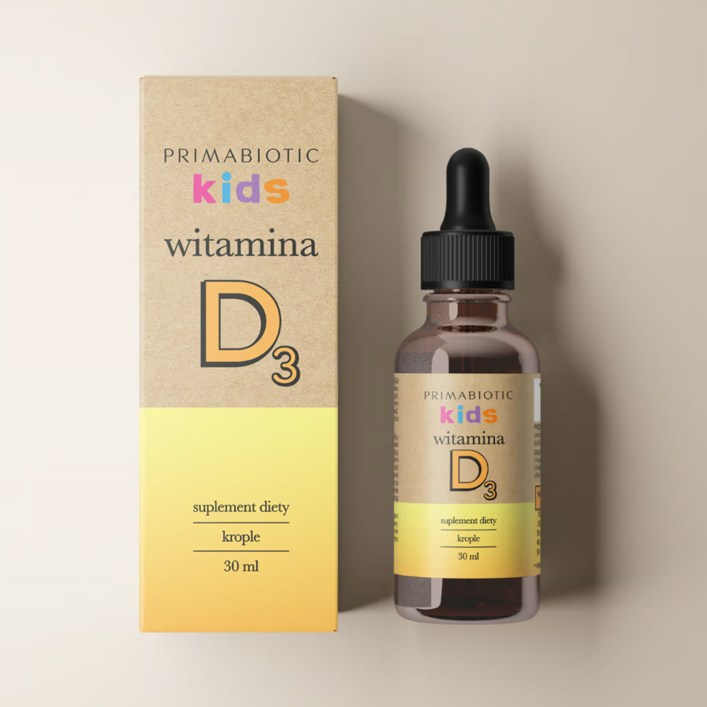 Witamina D3 Kids w kroplach - Primabiotic - 30 ml