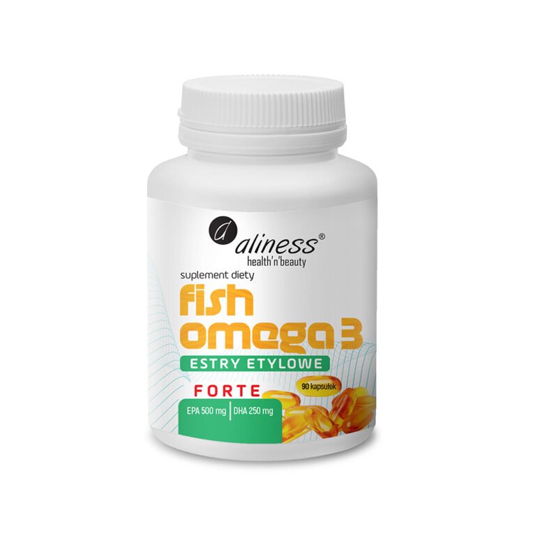 Fish Omega 3 forte Estry 500/250mg - Aliness - 90 kapsułek