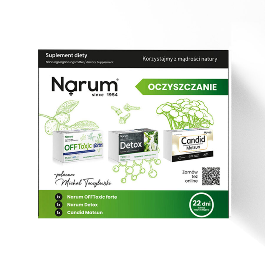OCZYSZCZANIE KOMPLEKS - Narum - kuracja 22 dni