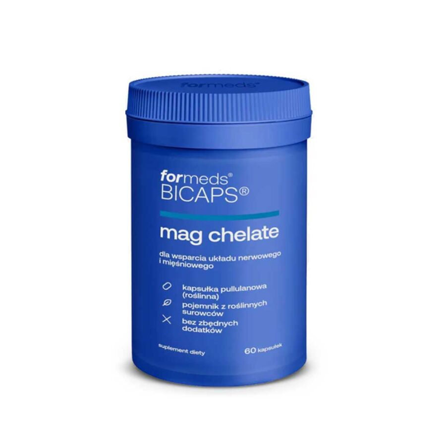 BICAPS mag chelate - diglicynian magnezu - Formeds - 60 kapsułek
