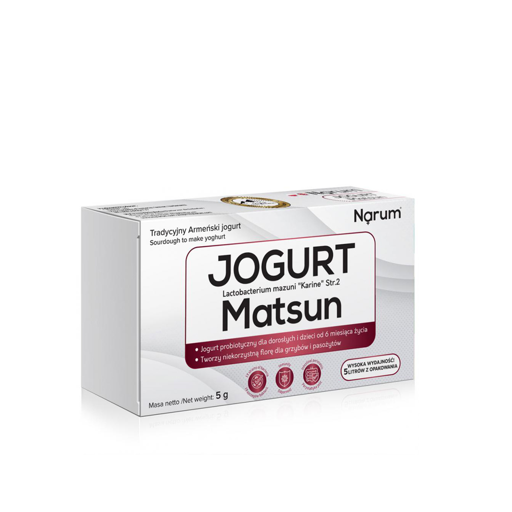 Narum Jogurt Matsun | TRADYCYJNY ARMEŃSKI JOGURT - 5 saszetek