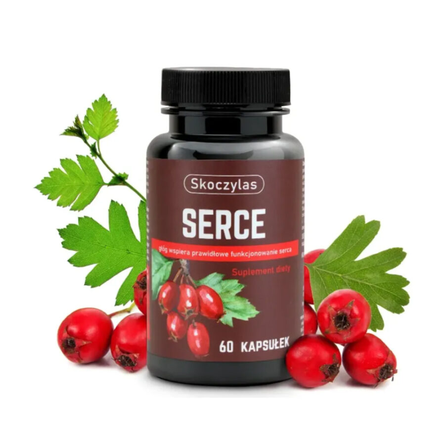 Serce Skoczylas - głóg, serdecznik, L-lizyna - 60 kapsułek