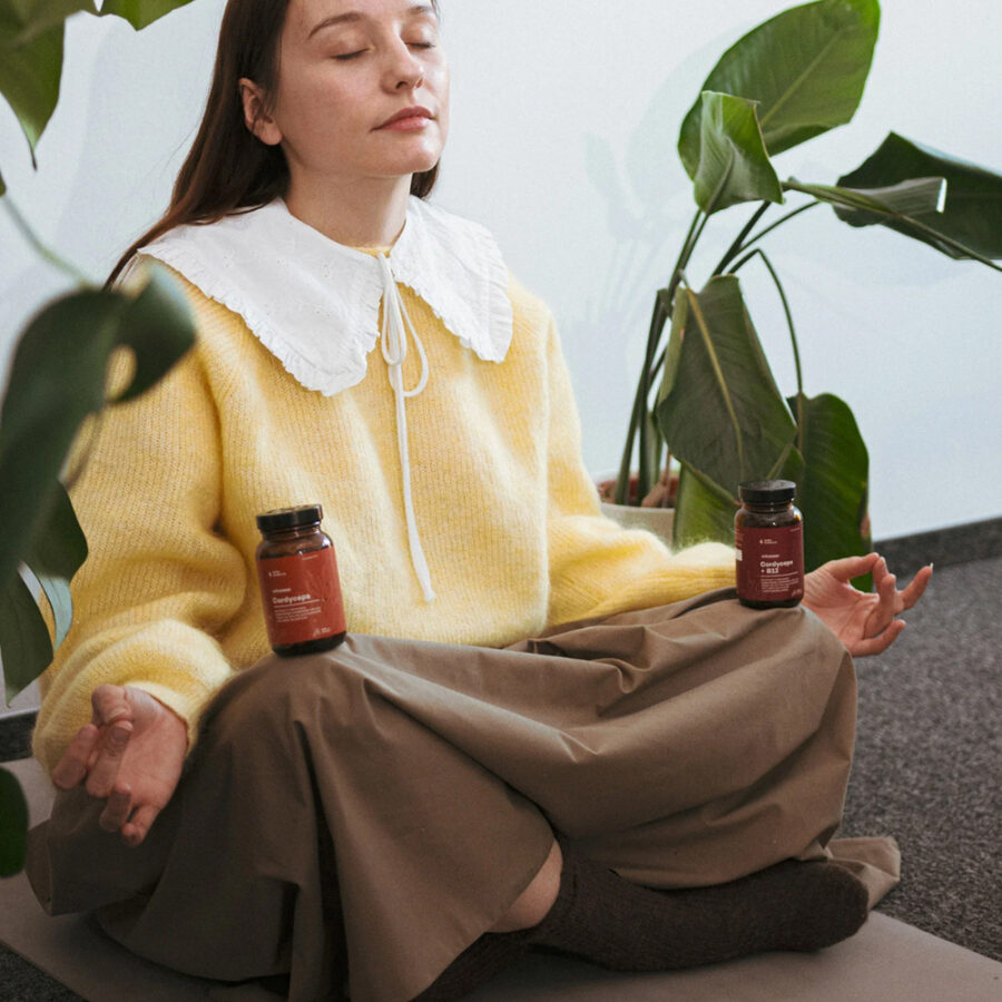 Cordyceps ekstrakt 30:1 Aura herbals Mycodrop - 60 kapsułek