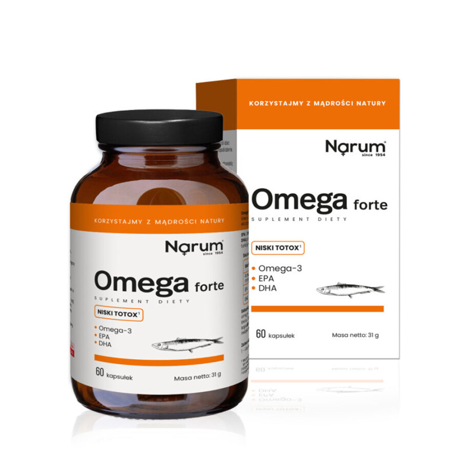 Omega Forte Narum - niski TOTOX - 60 kapsułek