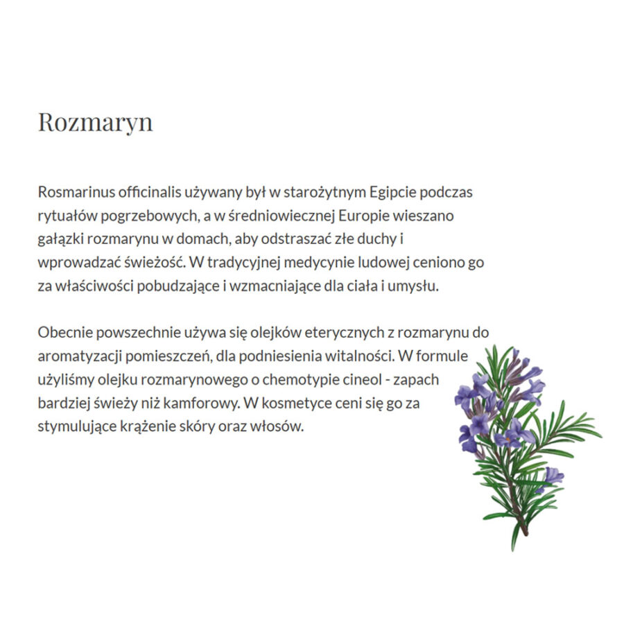 Rozmarynowa odżywka do włosów - Ziołowa Wyspa - 250 ml