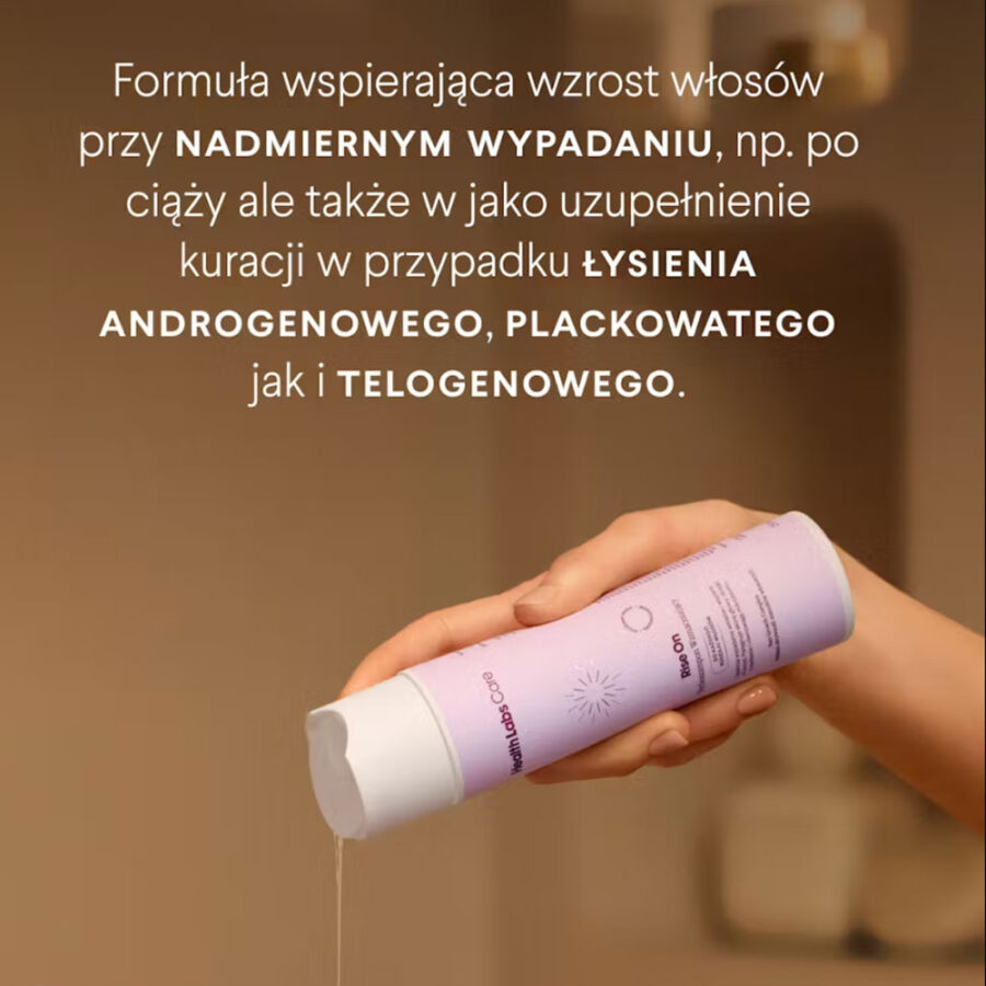 Trychoszampon wzmacniający Rise On - Health Labs Care - 250 ml